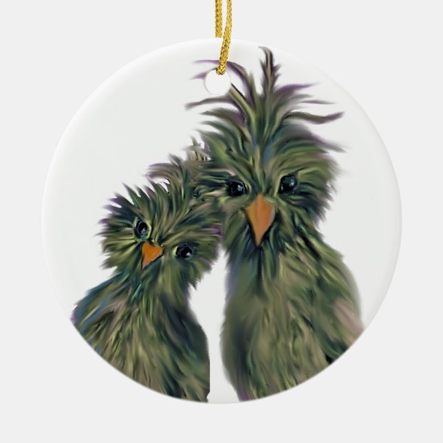 KlotterDODOlove birds Julgransprydnad Keramik (Framsidan)