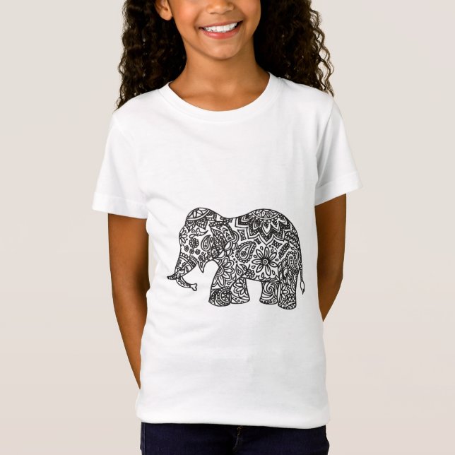 Klotterelefant Tee (Framsida)