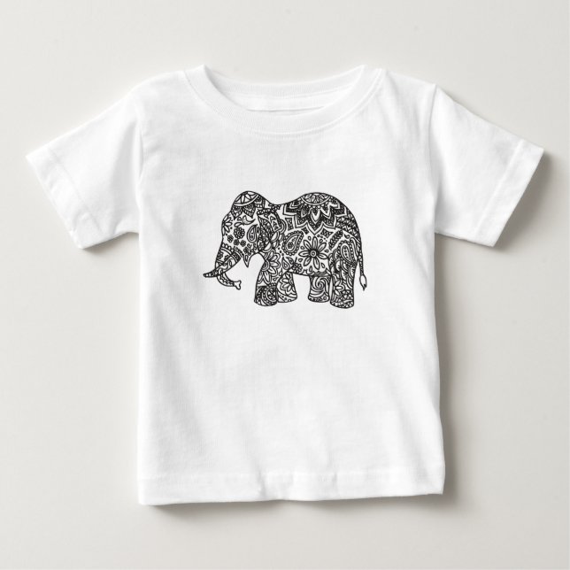 Klotterelefant Tee (Framsida)