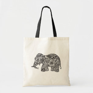 Klotterelefant Tygkasse