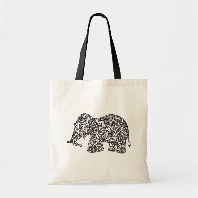 Klotterelefant Tygkasse (Framsidan)