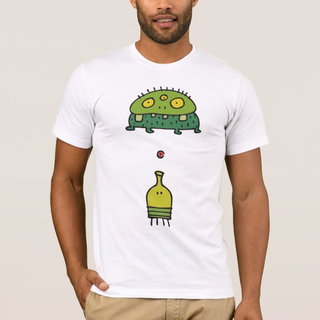 Klotterhopp Hubba sticka utmonster Tee Shirt (Framsida)