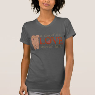 Klotterkärlek - aprikos GoldenDoodle T Shirt