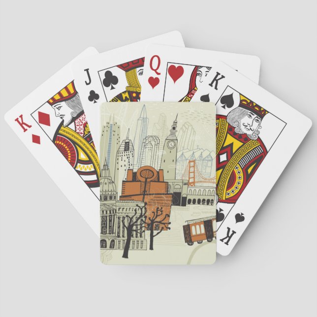 KlotterSan Francisco plats Casinokort (Baksidan)