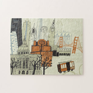 KlotterSan Francisco plats Pussel