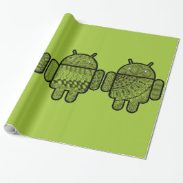 Klottertecken för den Android™ roboten Presentpapper