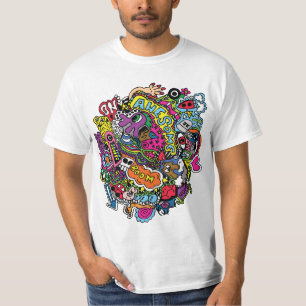 Klottra från mitt varar besvärad t shirt