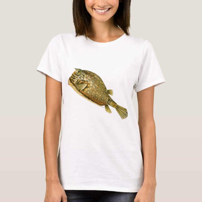Klottrad cowfish tee shirt (Framsida)