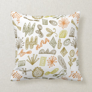 klottret formar mönstrad abstrakt kudder kudde