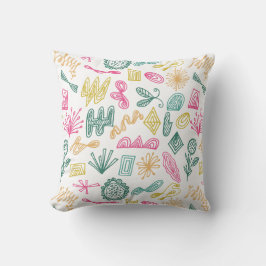 klottret formar mönstrad abstrakt kudder kudde