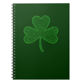 Klöver Anteckningsbok Med Spiral