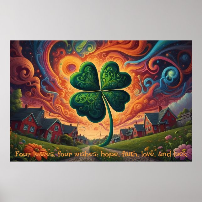 Klöver Charm: A Journey of Tur Poster (Framsidan)