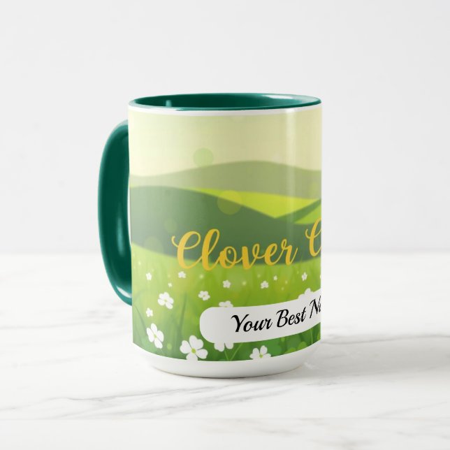 Klover Charm Dot Mugg (Framsida vänster)