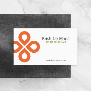 KLÖVER DESIGN i ORANGE Visitkort