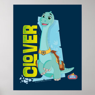 Klöver Dino Ranch Poster