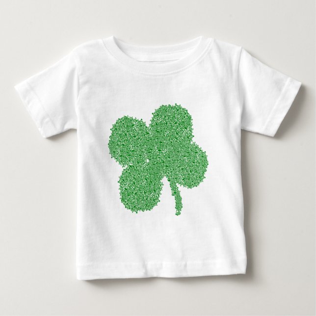 Klöver Döskallar - St patrick's day Lucky Grönt Tröja (Framsida)