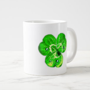 Klöver drunknar kaffe Mugg - din Färg Jumbo Mugg