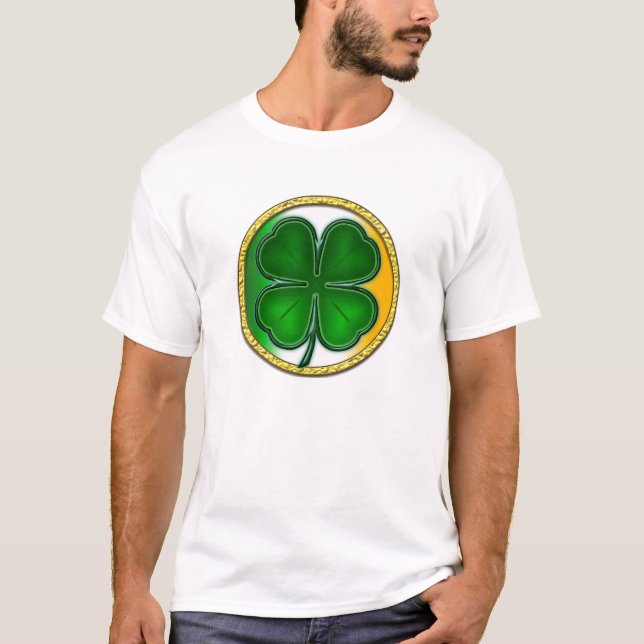 Klöver färgar T-tröja T Shirt (Framsida)