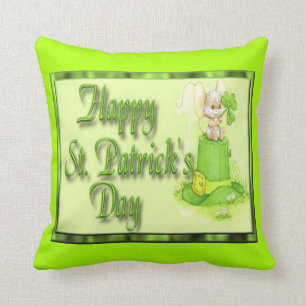 Klöver för st patricks daymushatt kudde
