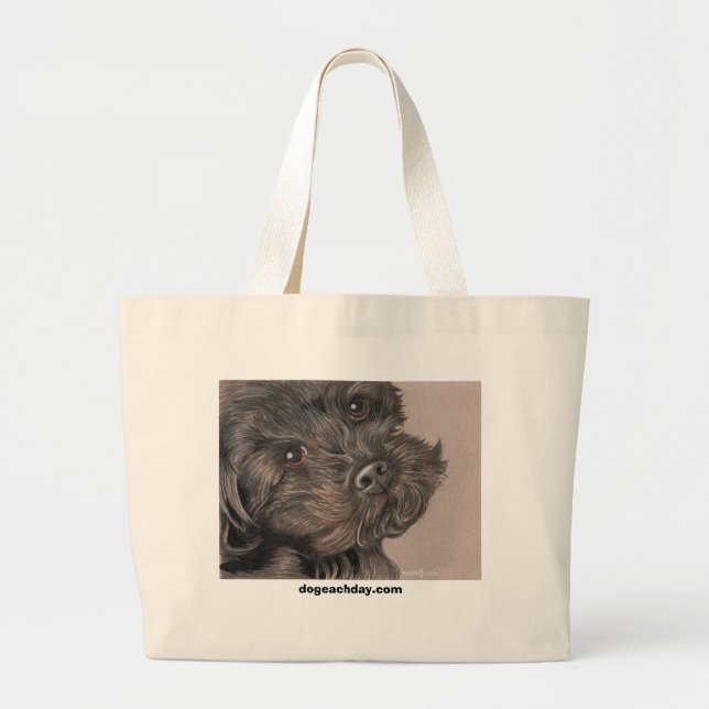 Klöver hänger lös jumbo tygkasse (Framsidan)