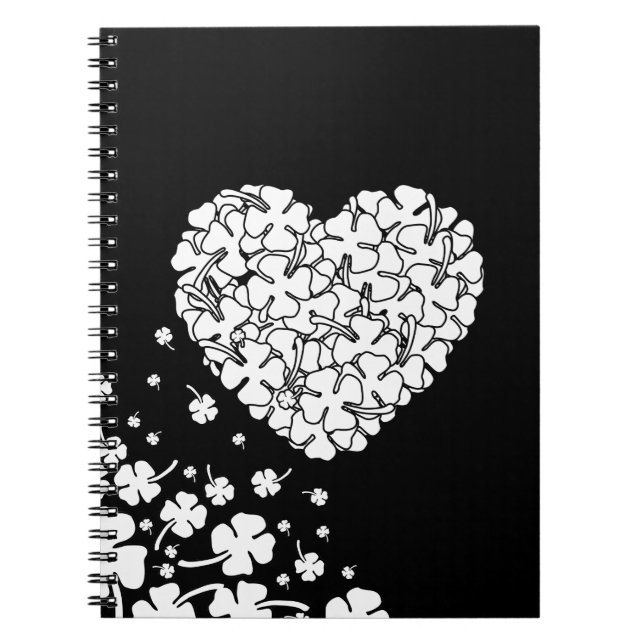Klöver Heart Anteckningsbok (Framsidan)