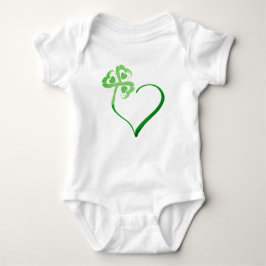 Klöver Heart Baby Bodykostdräkt T Shirt