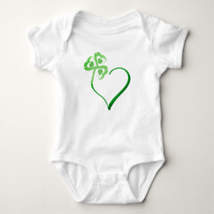 Klöver Heart Baby Bodykostdräkt T Shirt