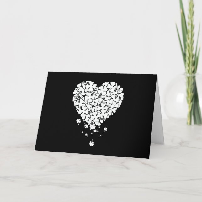 Klöver Heart Kort (Framsida)