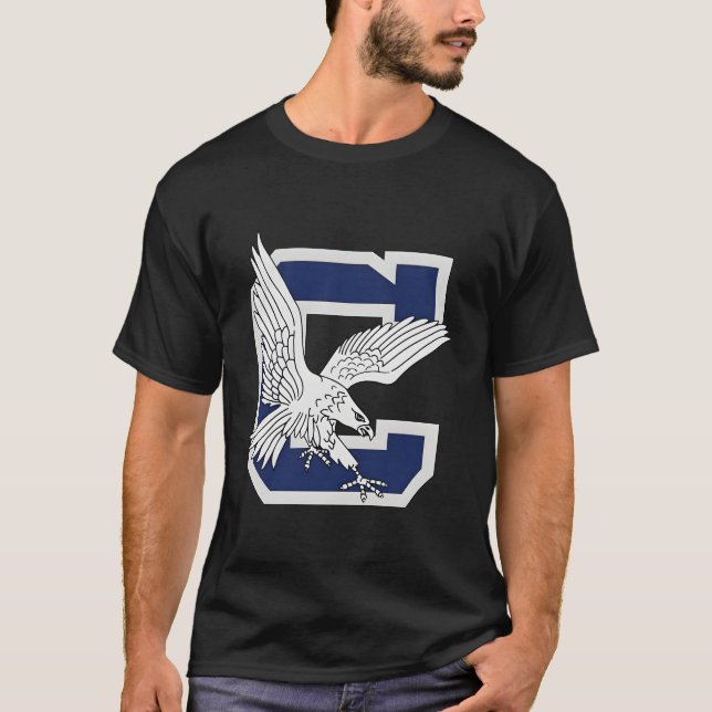 Klöver High School Blue Eagles T Shirt (Framsida)