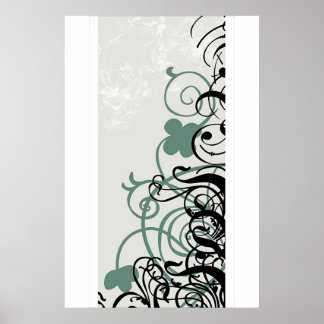 klöver i vektor poster