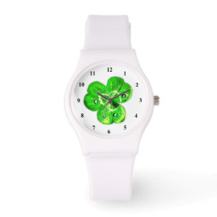 Klöver Löv-bevakning Armbandsur