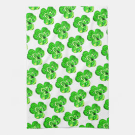 Klöver Löv kökshandduk