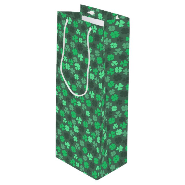 KLÖVER LÖV ST PATRICKS MÖNSTER (Framsidan Vinklad)