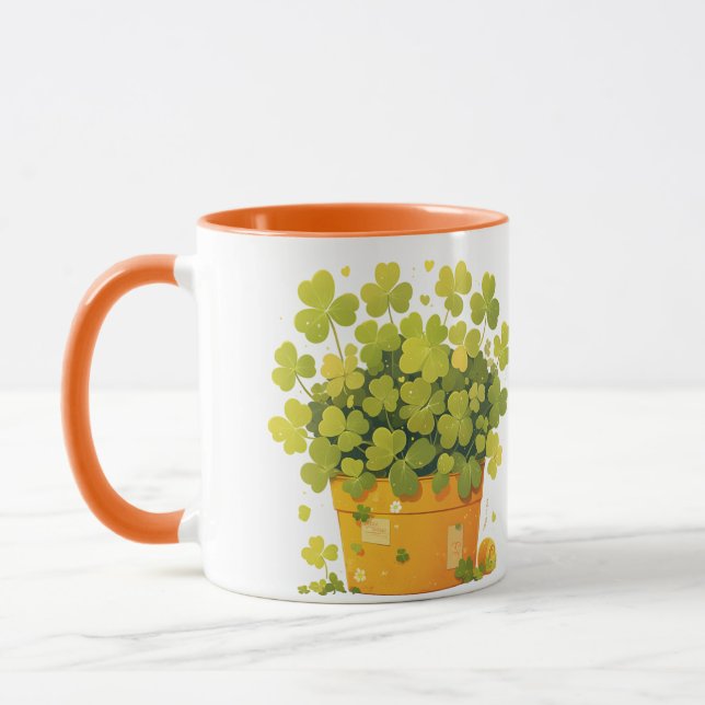Klöver Lucky Pot Mugg (Vänster)