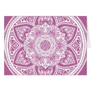 Klöver Mandala Hälsningskort