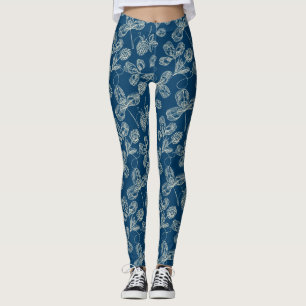 Klöver Mönster Leggings
