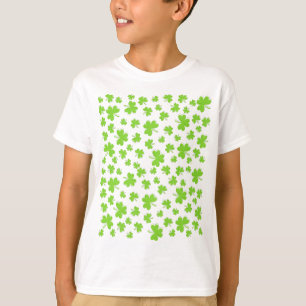 klöver mönster Lucky Little One T Shirt