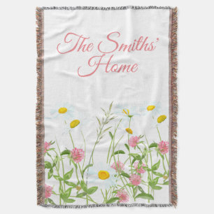 Klöver och Daisy Filt