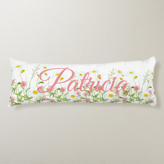 Klöver och Daisy Kroppskudde (Framsidan)