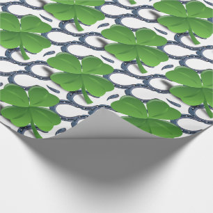 Klöver och hästar presentpapper