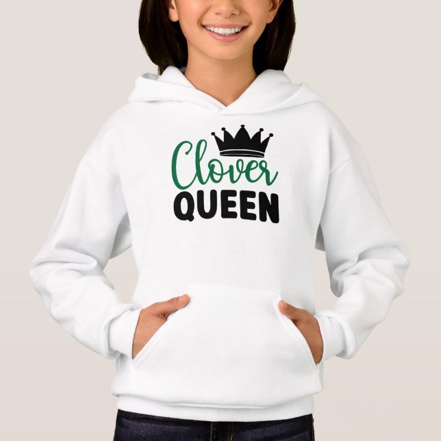 Klöver Queen Charm Design-60278 T Shirt (Framsida)