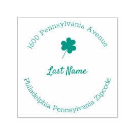 Klöver-rundan Självfärgande Stämpel