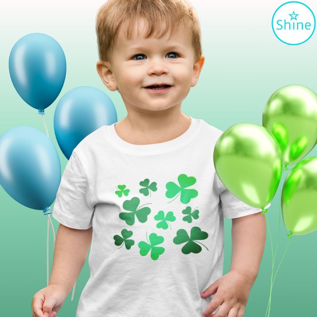 Klöver Shamrock Ireland Cute St patricks day T Shirt (Skapare uppladdad)