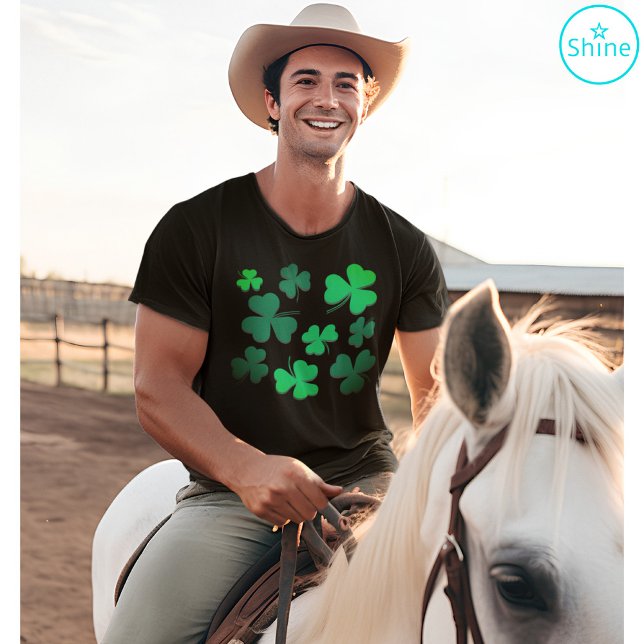 Klöver Shamrock Ireland Irish Pride St Patrick's T Shirt (Skapare uppladdad)
