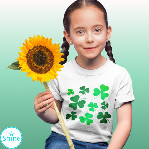 Klöver Shamrock Ireland St patricks day T Shirt