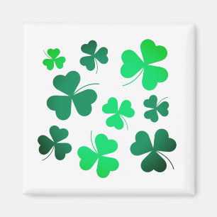 Klöver Shamrock Irish Grönt Vår St Patrick Day Magnet