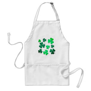 Klöver Shamrock Irish Grönt Vår St patricks day Förkläde