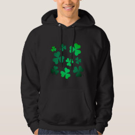 Klöver Shamrock Irish Grönt Vår St patricks day Hoodie