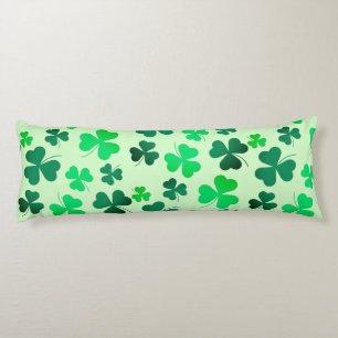 Klöver Shamrock Irish Grönt Vår St patricks day Kroppskudde