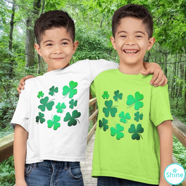 Klöver Shamrock Löv Cute St patrick's day Irland T Shirt (Skapare uppladdad)